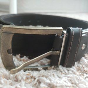 Belt hidden zipper
